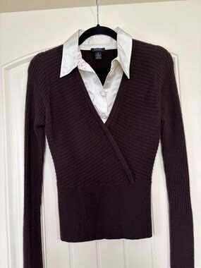 Vintage 100% cashmere and silk sweater.